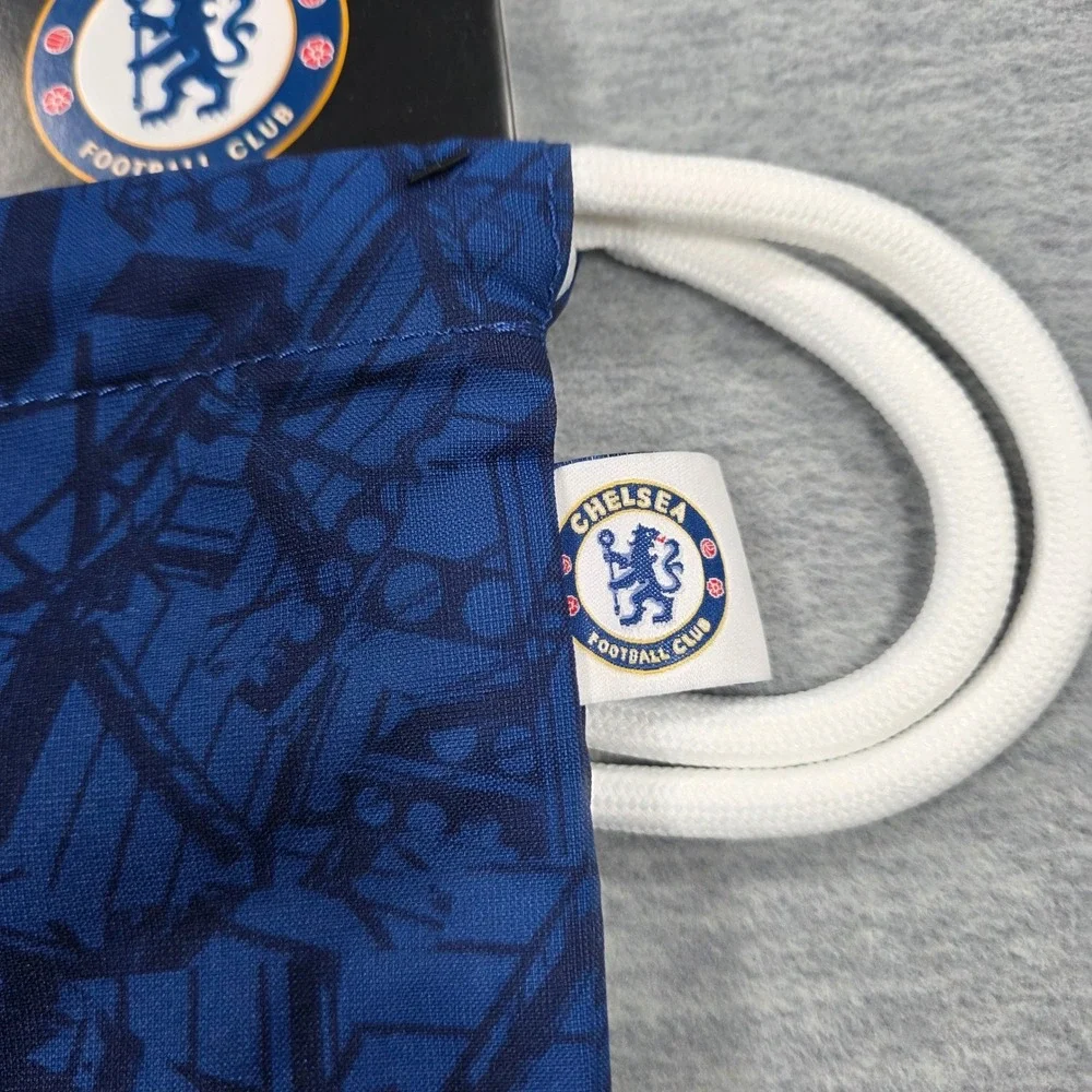 Nike Chelsea FC Stadium Drawstring Bag Blue Graphic Soccer Sackpack BA5932-495